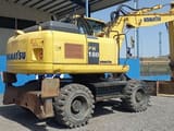 2016 Komatsu PW180-7EO wheel excavator, rear three-quarter view