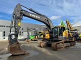 2019 Volvo ECR355EL crawler excavator, side view