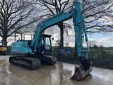 2023 Kobelco SK130LC-11 crawler excavator, side view