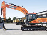 2022 Doosan DX225LC-7 crawler excavator, side view