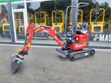 Mole M12 mini excavator, side view