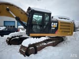 2017 Caterpillar 336FL crawler excavator side view