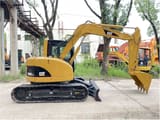 2022 Caterpillar 308C CR crawler excavator, side view