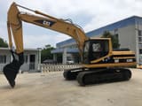 2020 Caterpillar 320BL crawler excavator, side view