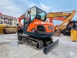 2020 Doosan DX60 crawler excavator, front three-quarter view