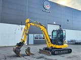 2020 Komatsu PC58MR-5E0 crawler excavator, side view