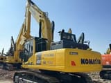 2023 Komatsu PC400-8 crawler excavator, rear three-quarter view