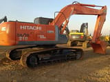 2018 Hitachi Zaxis 210 crawler excavator, side view