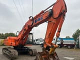2003 Kobelco EX 285 crawler excavator, front three-quarter view