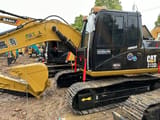 2020 Caterpillar 313DL crawler excavator, side view