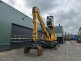 2021 Sennebogen 821M E material handler, front three-quarter view