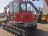 2019 JCB 100C-1 crawler excavator, rear three-quarter view