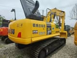 Komatsu PC210 LC crawler excavator, rear three-quarter view