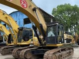 2010 Caterpillar 349D crawler excavator, side view
