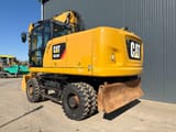 2014 Caterpillar M320F wheel excavator, rear three-quarter view