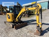 2016 Caterpillar 303.5ECR mini excavator, front three-quarter view