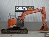 2021 Hitachi Zaxis 225USLC-6 crawler excavator, side view