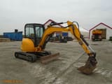 2014 JCB 8035 ZTS mini excavator, side view