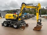 2022 Wacker Neuson EW100 wheel excavator side view