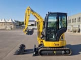 2023 Komatsu PC24MR-5 mini excavator, side view