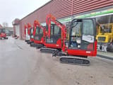 2025 Mole M20 mini excavator, side profile view