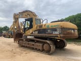 2017 Caterpillar 330C crawler excavator, rear three-quarter view