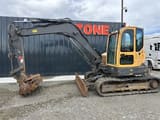 2018 Volvo ECR88D crawler excavator, side view