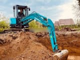 2026 Sunward SWE35UF mini excavator, side view