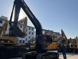 2023 Hyundai R220LC-9S crawler excavator, front three-quarter view