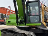 2023 Sany SY215C crawler excavator, front three-quarter view