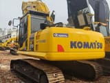 Komatsu PC210LC crawler excavator, rear three-quarter view