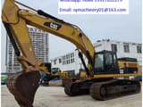 2022 Caterpillar 345D crawler excavator, side view