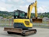 2016 Yanmar VIO80-1A crawler excavator, front three-quarter view
