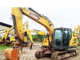 2024 XCMG XE135G crawler excavator, side view