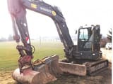 2014 Volvo ECR88D mini excavator, side view