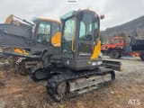 2022 Volvo ECR88D crawler excavator, side view