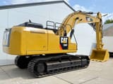 2016 Caterpillar 336FLN crawler excavator, rear three-quarter view