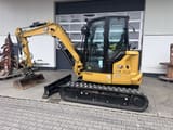 2024 Caterpillar 305 CR mini excavator, side profile view