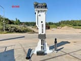 Hydraulic hammer attachment, white with black accents, for a 2025 Develon DX205 Crawler Excavator.