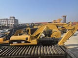 2021 Caterpillar 320CL amphibious excavator, side view