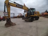 2018 Caterpillar M320F wheel excavator, side profile view