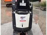 Bobcat E10Z mini excavator, rear view