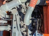 2018 Doosan DX225LC crawler excavator engine bay view