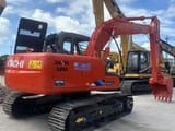 2019 Hitachi Zaxis 120 crawler excavator, rear three-quarter view