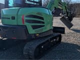 2026 Eurotrac HE60-EV mini excavator, rear three-quarter view