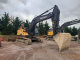 2020 Volvo EC300EL crawler excavator, front three-quarter view