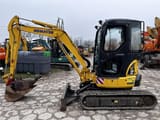 2011 Komatsu PC35MR-3 mini excavator, side view