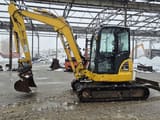 2021 Komatsu PC55MR-5 mini excavator, side view