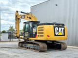 2019 Caterpillar 326F L crawler excavator, rear three-quarter view