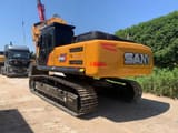 2023 Sany SY365H crawler excavator, rear three-quarter view